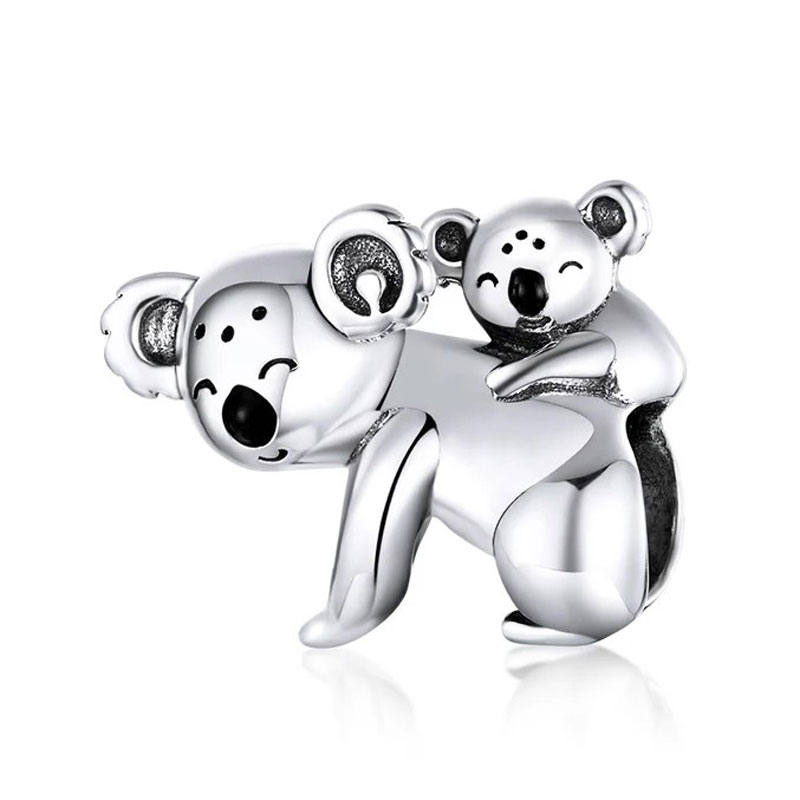 Charm din argint baby koala pentru bratara